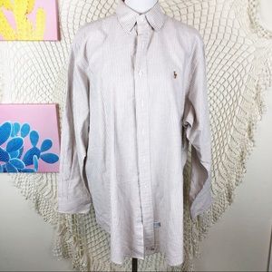 Ralph Lauren Long Sleeve Button Down Men 17.5 / 34